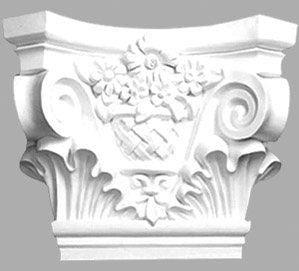 Pilasterkapitell Norcia – 42,5 × 55 × 19 cm