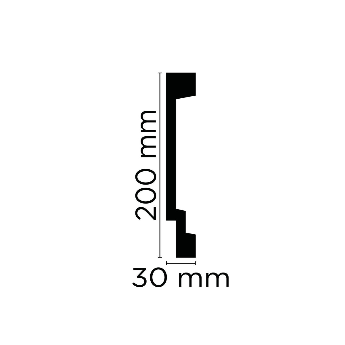 Wandleiste Nuoro – 20 × 3 cm