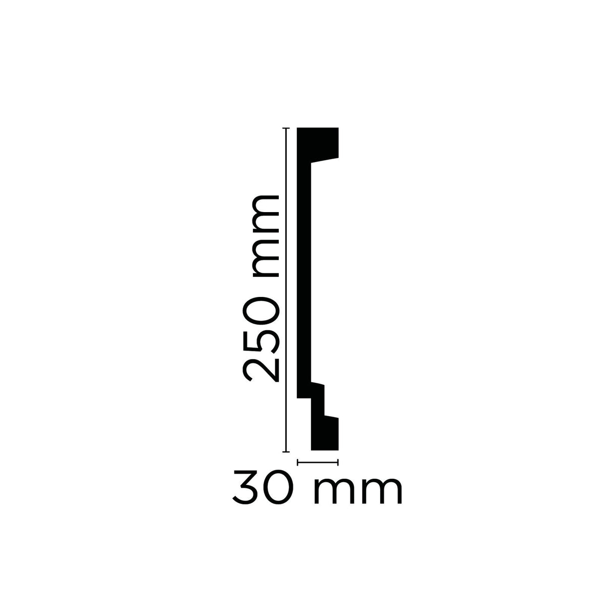 Wandleiste Olbia – 24 × 3 cm