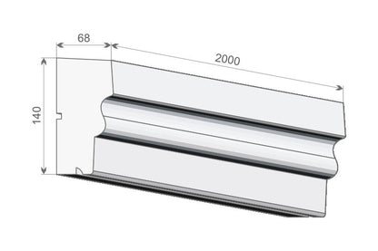 Fensterbank Gesimse "Palermo"