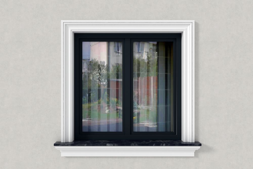 Stuckleiste flach "St. Louis" Fassade