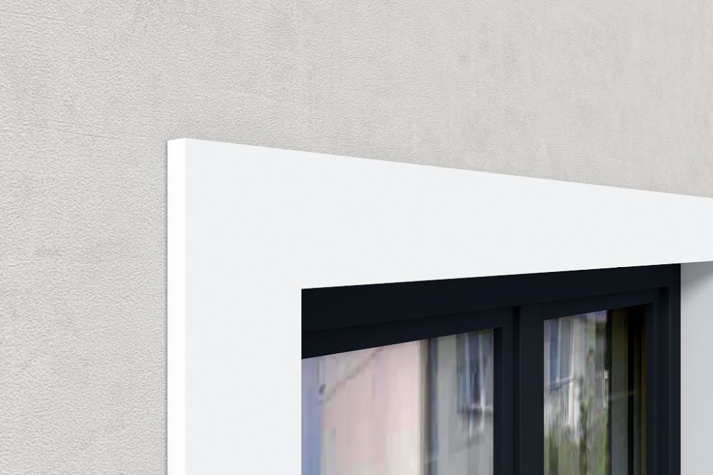 Stuckleiste flach "Valencia" Fassade