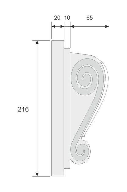 Kragstein Konsole "Valencia"