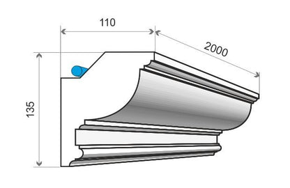 LED-Stuckleiste "Tokio"