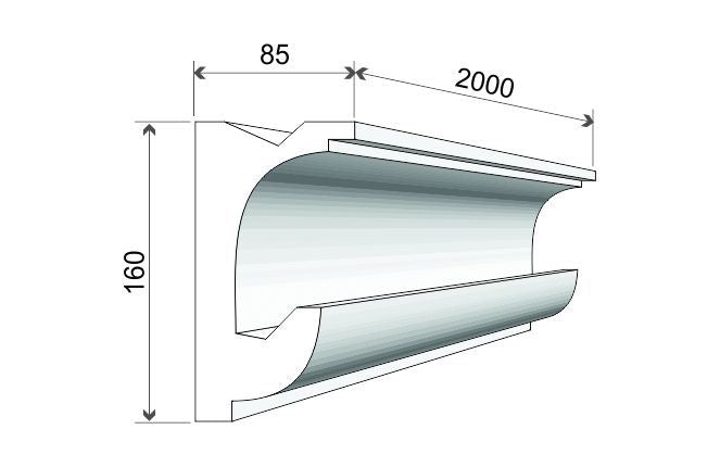 LED-Stuckleiste "Kiew"