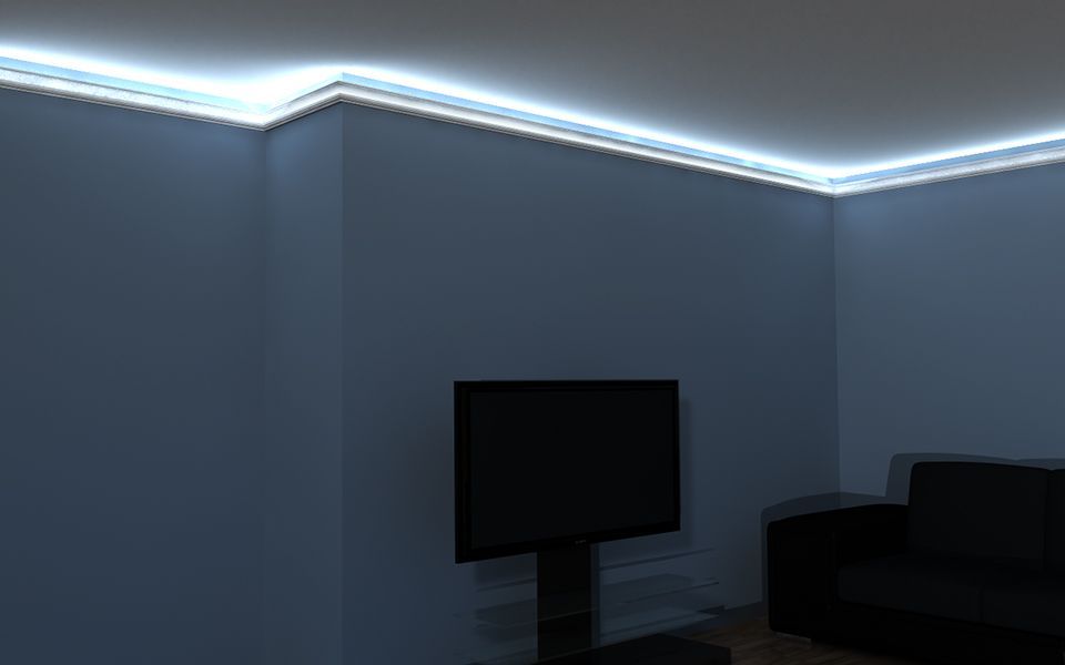 LED-Stuckleiste "Nikosia"