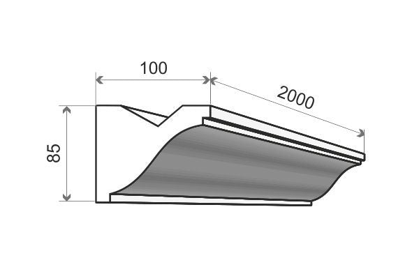 LED-Stuckleiste "Breslau"
