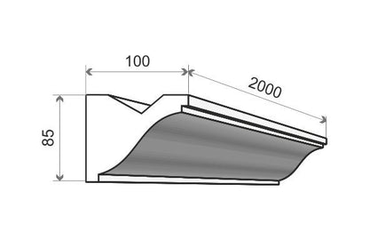 LED-Stuckleiste "Breslau"
