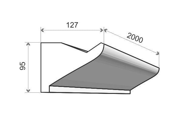LED-Stuckleiste "Riga"