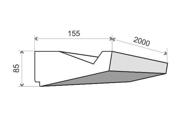 LED-Stuckleiste "Leipzig"