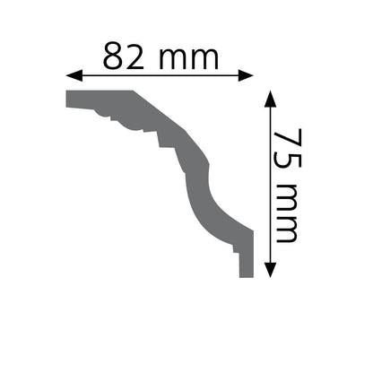 Stuckleiste Forlì – 7,5 × 8,2 cm