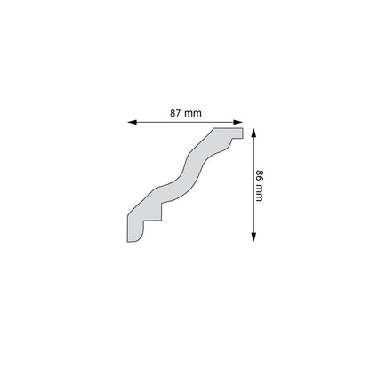 Stuckleiste Viareggio – 8,7 × 8,6 cm