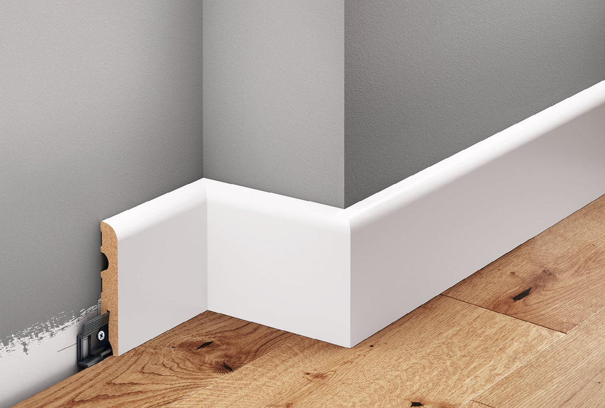 MDF-Sockelleiste Basel – 8 × 1,3 cm, 220 cm