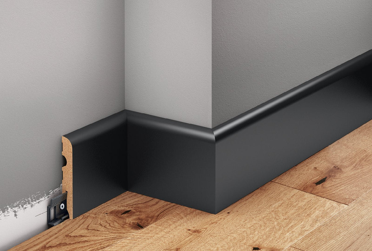 MDF-Sockelleiste Basel – 8 × 1,3 cm, 220 cm