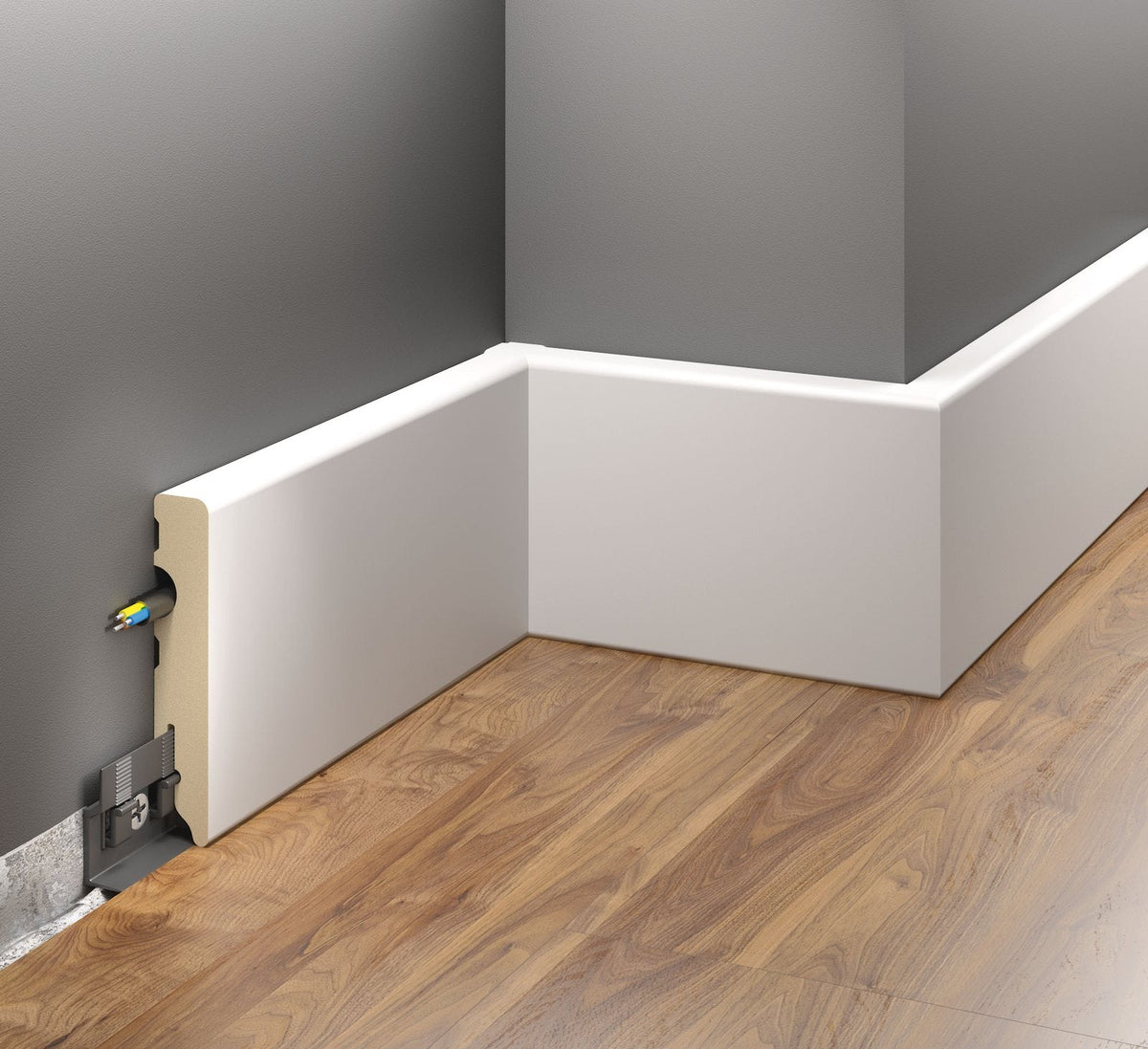 MDF-Sockelleiste Bern – 8 × 1,45 cm, 220 cm