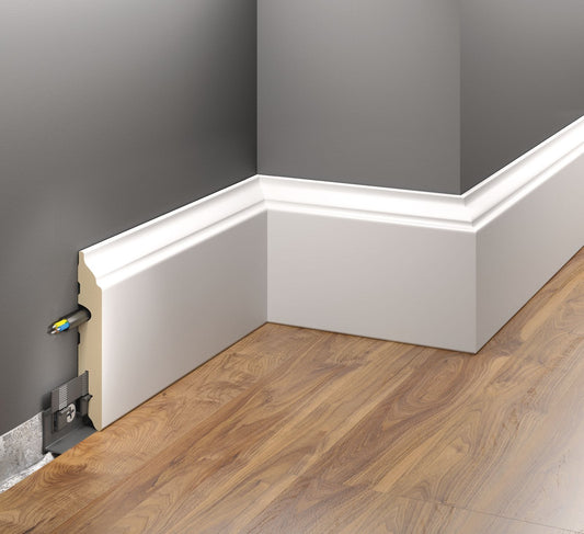 MDF-Sockelleiste Locarno – 8 × 1,3 cm, 220 cm