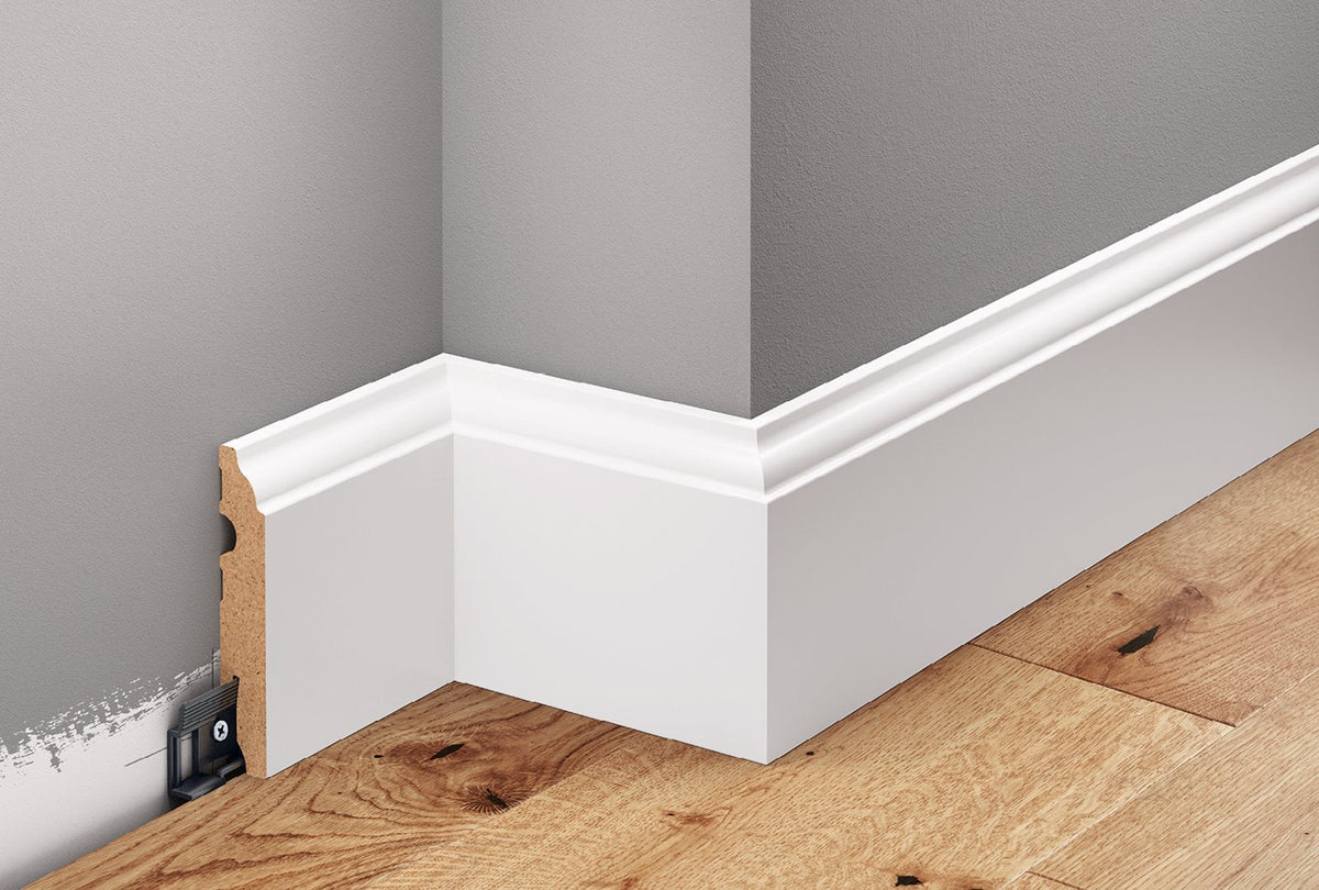 MDF-Sockelleiste Bellinzona – 9 × 1,6 cm, 220 cm