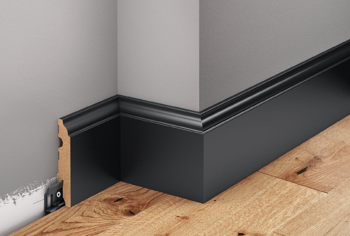 MDF-Sockelleiste Bellinzona – 9 × 1,6 cm, 220 cm