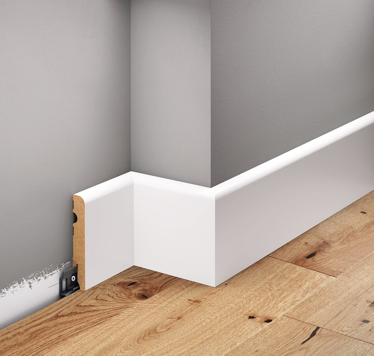 MDF-Sockelleiste Montreux – 10 × 1,6 cm, 220 cm