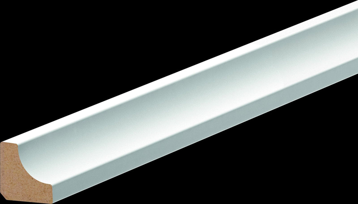 MDF-Viertelstab Sion konkav – 1,2 × 1,2 cm, 220 cm