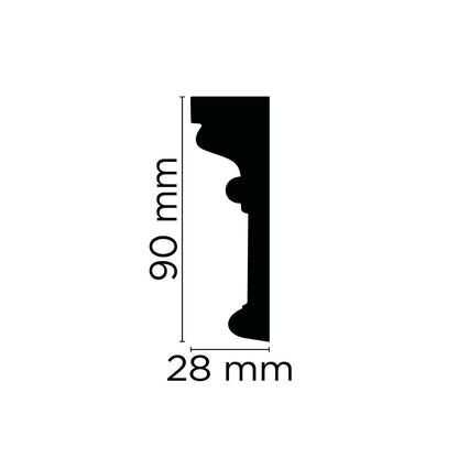 Wandleiste Enna – 9 × 2,8 cm