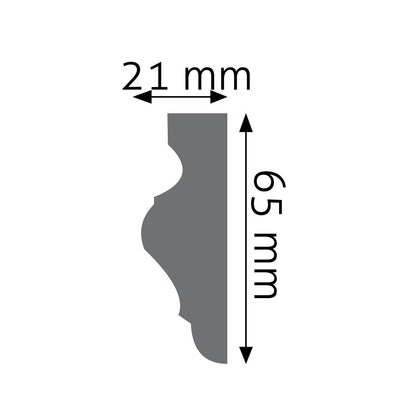Wandleiste Faenza – 6,5 × 2,1 cm