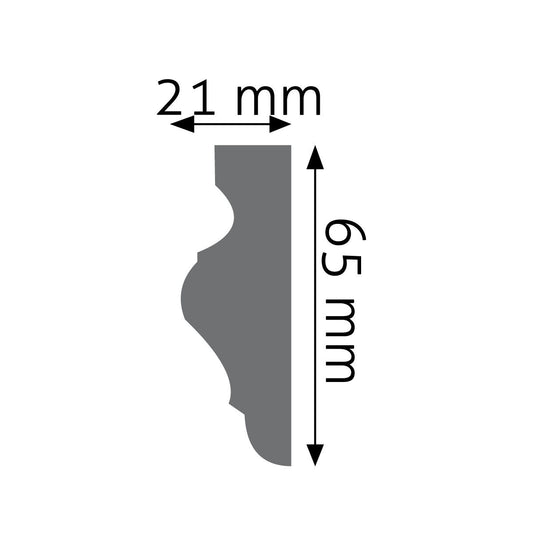 Wandleiste Faenza – 6,5 × 2,1 cm