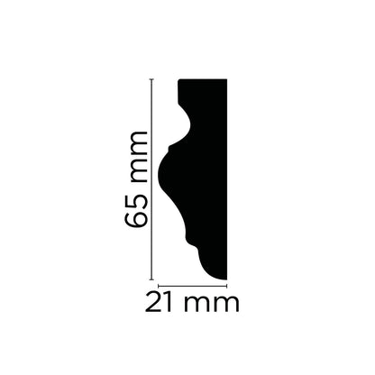 Wandleiste Faenza – 6,5 × 2,1 cm