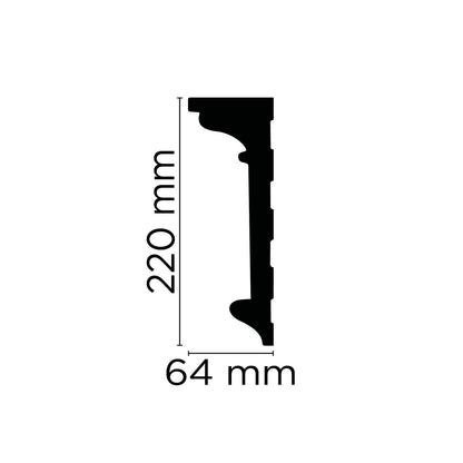 Wandleiste Gallipoli – 22 × 6,4 cm