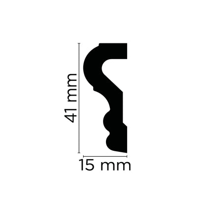 Wandleiste Gubbio – 4,1 × 1,5 cm
