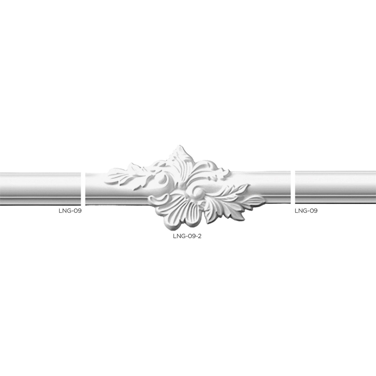 Eckelement Lecco Typ 2 – 23,5 × 11 cm, passend zur Wandleiste Lecco