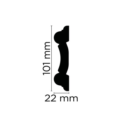 Wandleiste Macerata – 10,1 × 2,2 cm