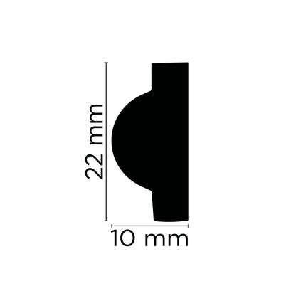 Wandleiste Monreale – 2,2 × 1 cm