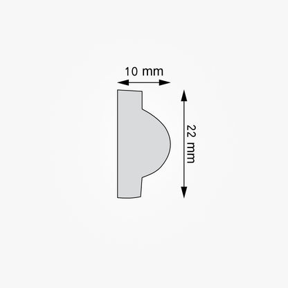 Wandleiste Monreale – 2,2 × 1 cm