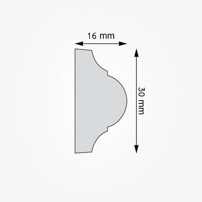 Wandleiste Montalcino – 3 × 1,6 cm