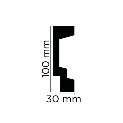 Wandleiste Montepulciano – 10 × 3 cm