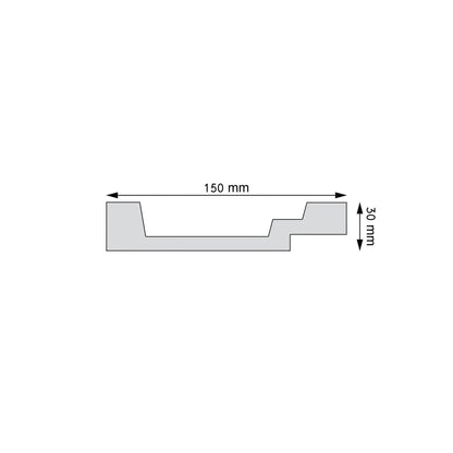 Wandleiste Noto – 15 × 3 cm