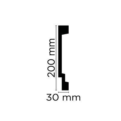 Wandleiste Nuoro – 20 × 3 cm