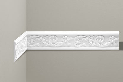 Wandleiste Cesena verziert – 12,7 × 1,6 cm