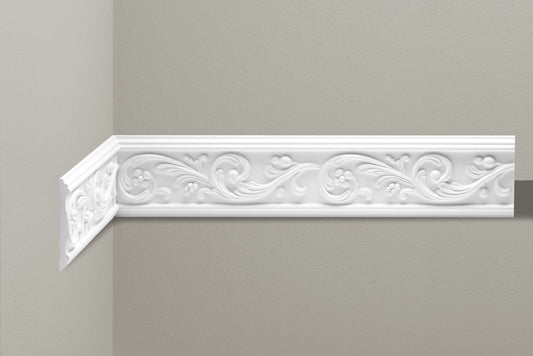 Wandleiste Cesena verziert – 12,7 × 1,6 cm