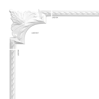 Eckelement Cividale – 24 × 24 cm, passend zur Wandleiste Cividale