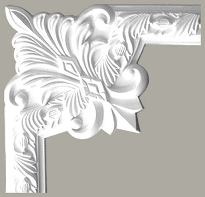 Eckelement Cortona Typ 2 – 25,5 × 25,5 cm, passend zur Wandleiste Cortona