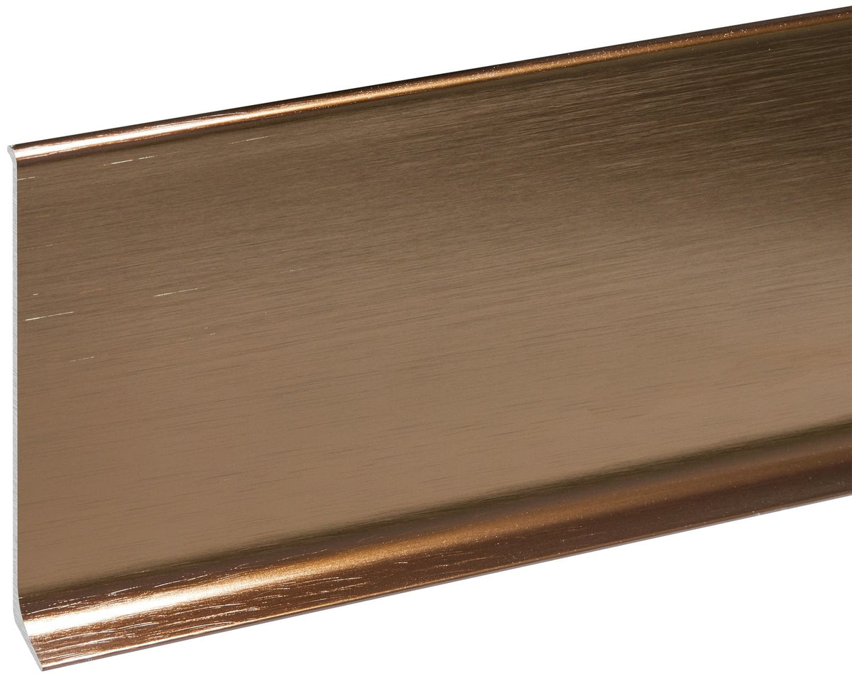 Aluminium-Sockelleiste 100 mm – Aluminium, 250 cm