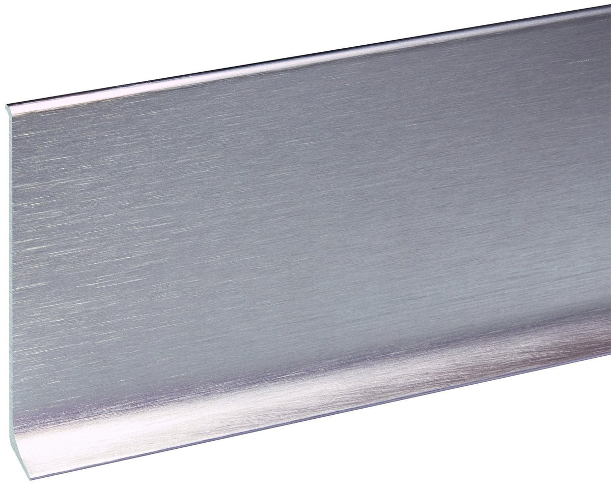 Aluminium-Sockelleiste 100 mm – Aluminium, 250 cm