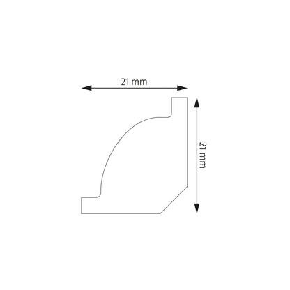 Viertelstab Tolentino – 2,1 × 2,1 cm