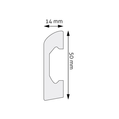 Sockelleiste Urbania – 5 × 1,4 cm