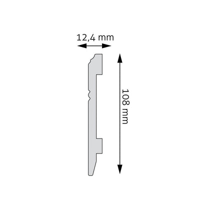 Sockelleiste Huelva – 10,7 × 1,2 cm