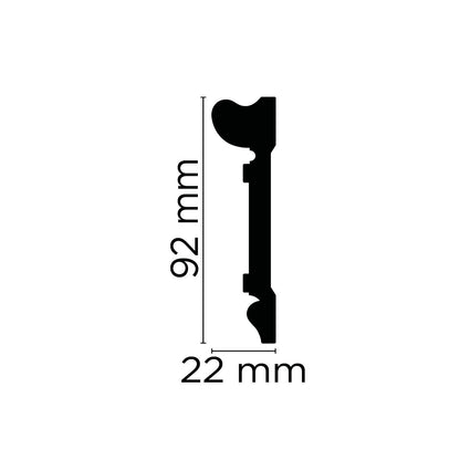 Zierleiste Murcia – 9,2 × 2,3 cm