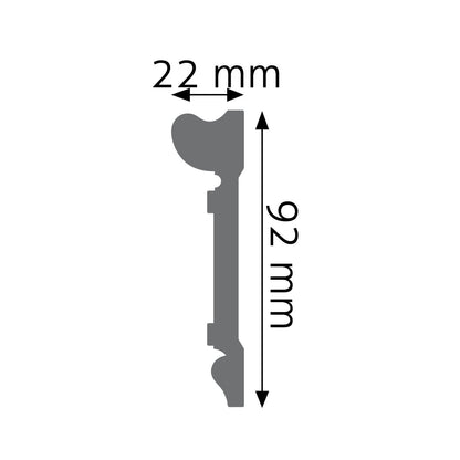 Zierleiste Murcia – 9,2 × 2,3 cm