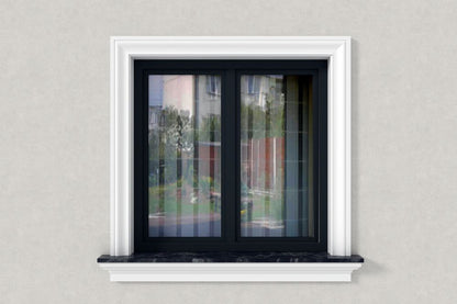 Stuckleiste flach "Rom" Fassade